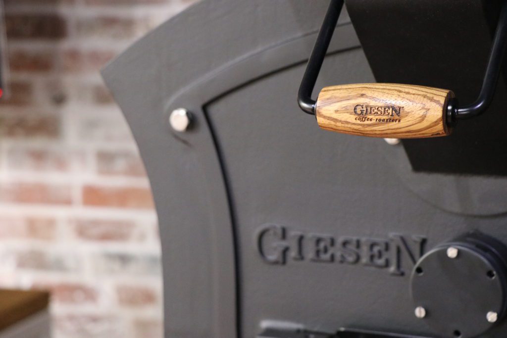 The charge temperature, Giesen Coffee Roasters